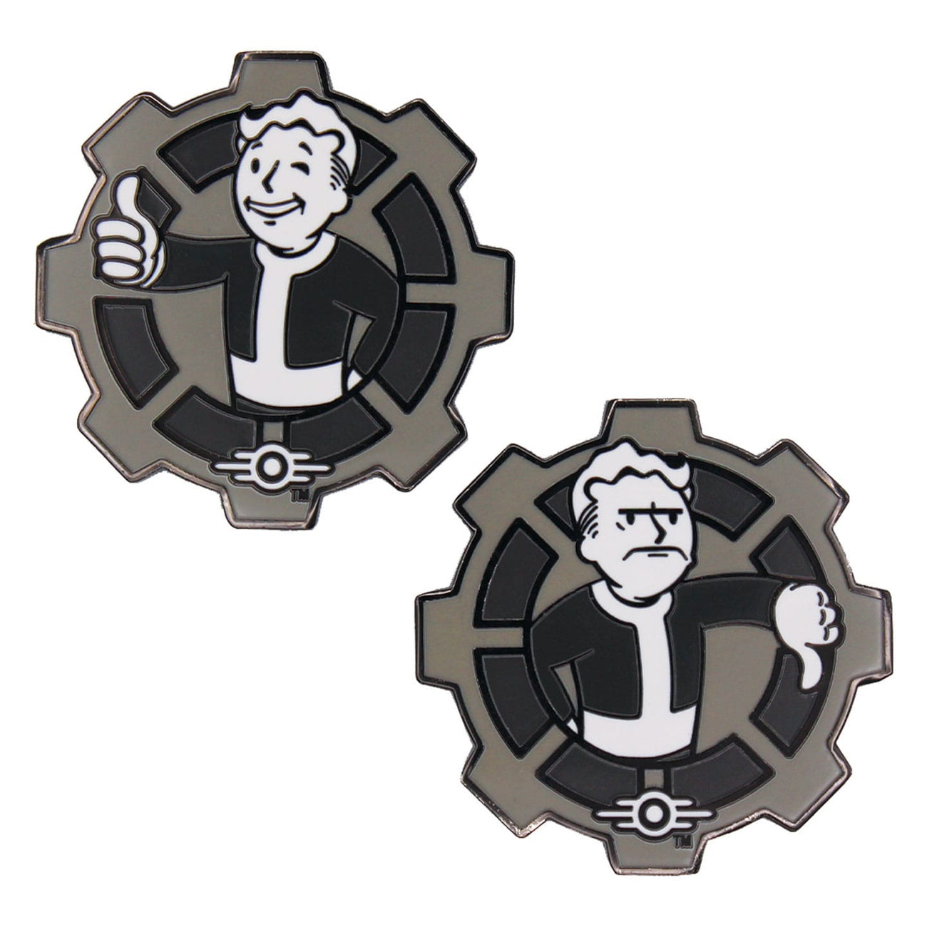 Imagen del producto Fallout Moneda coleccionable Decision Black & White Edición limitada