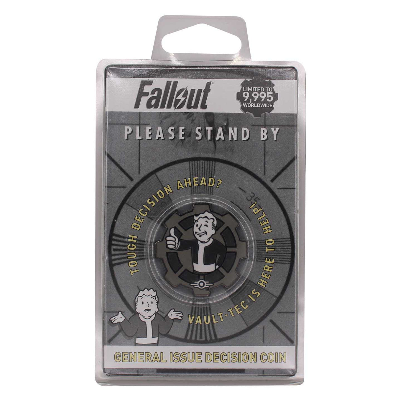 Imagen del producto Fallout Moneda coleccionable Decision Black & White Edición limitada