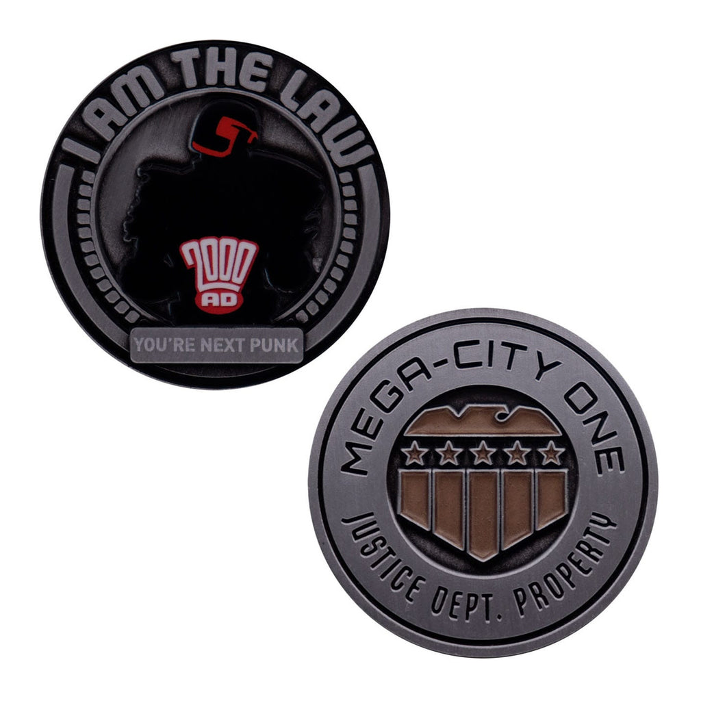 Imagen del producto 2000 AD Moneda coleccionable Judge Dredd Mega-City One Edición Limitada