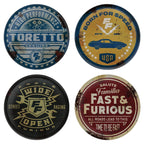 Imagen del producto Fast & Furious Set de 4 posavasos estilo vintage