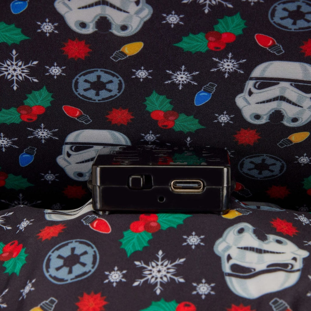 Imagen del producto Star Wars by Loungefly Mini mochila Stormtrooper Holiday