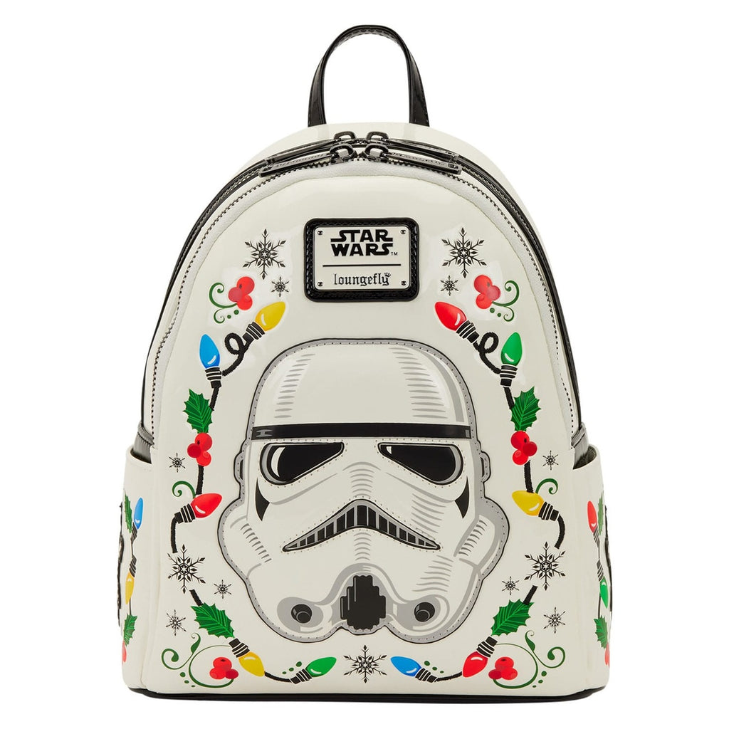 Imagen del producto Star Wars by Loungefly Mini mochila Stormtrooper Holiday