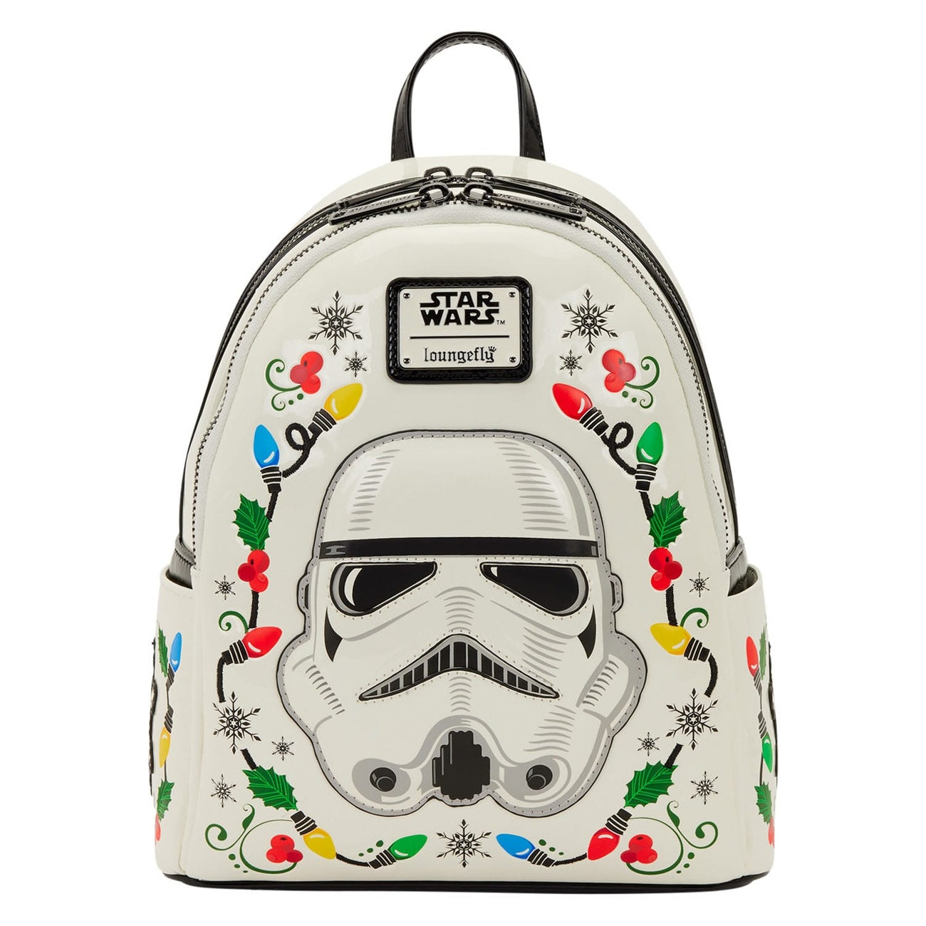 Imagen del producto Star Wars by Loungefly Mini mochila Stormtrooper Holiday