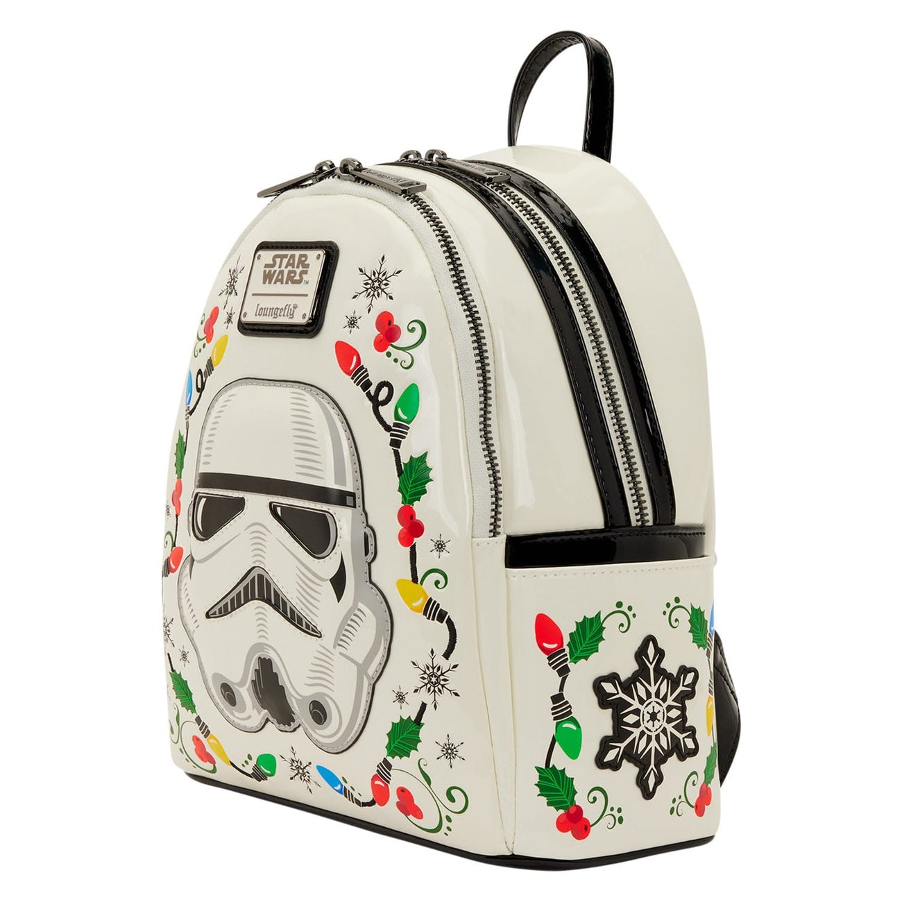 Imagen del producto Star Wars by Loungefly Mini mochila Stormtrooper Holiday
