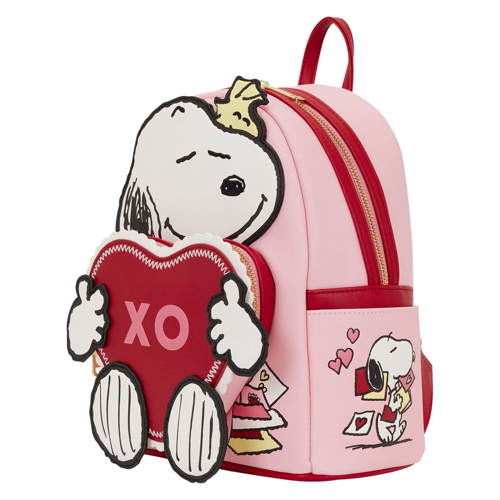 Imagen del producto Peanuts by Loungefly Mini mochila Snoopy XO