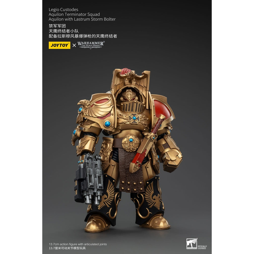 Imagen del producto Warhammer The Horus Heresy figura de acción 1/18 Legio Custodes Aquilon Terminator Squad Aquilon con Lastrum Storm Bolter 14
