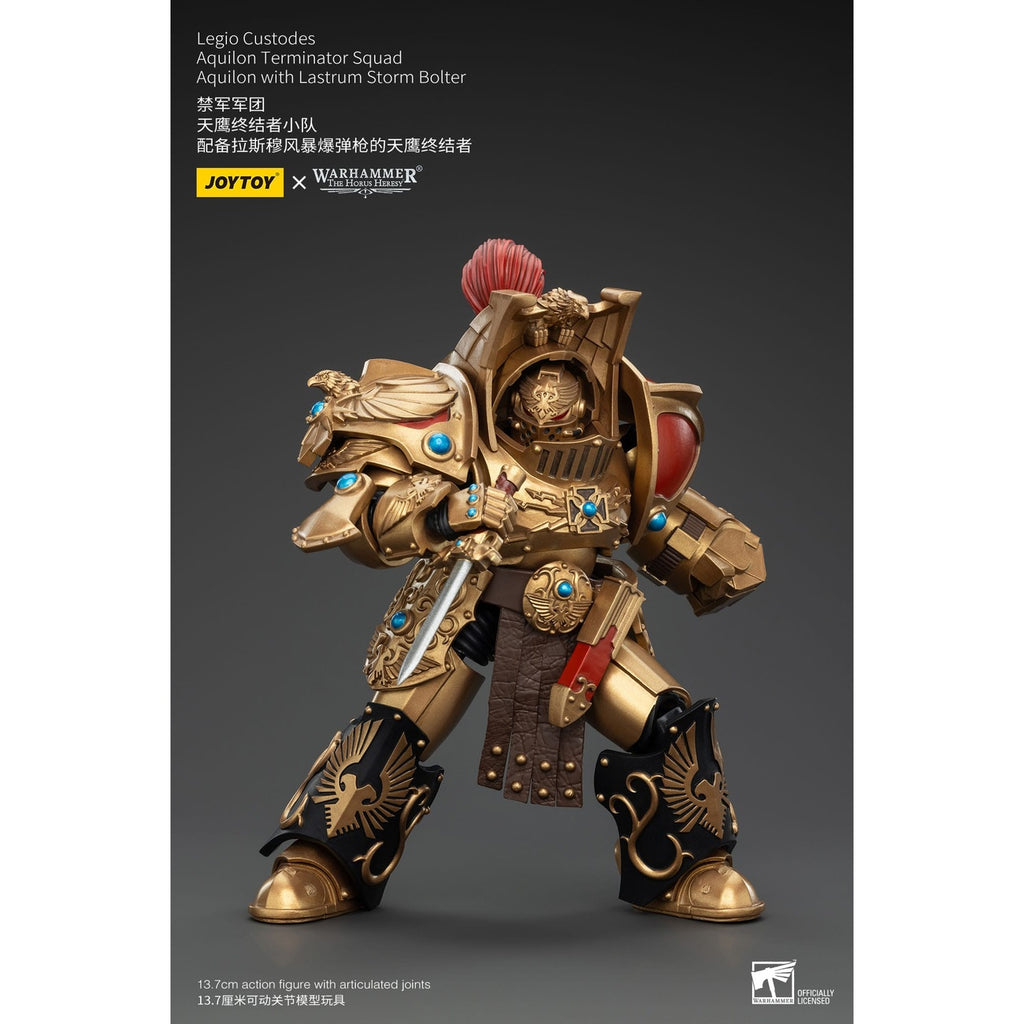 Imagen del producto Warhammer The Horus Heresy figura de acción 1/18 Legio Custodes Aquilon Terminator Squad Aquilon con Lastrum Storm Bolter 14