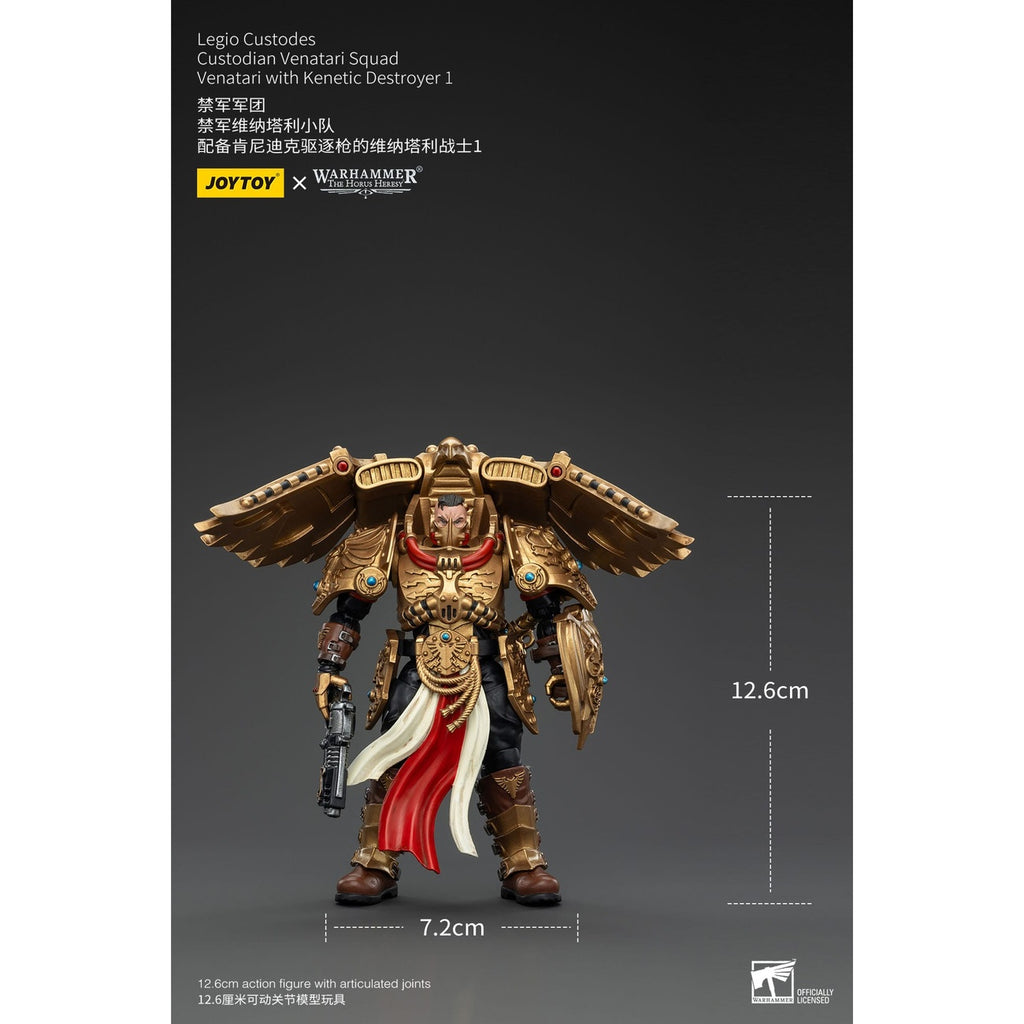 Imagen del producto Warhammer The Horus Heresy Figura de acción 1/18 Legio Custodes Custodian Venatari Squad Venatari con Kinetic Destroyer 1 13