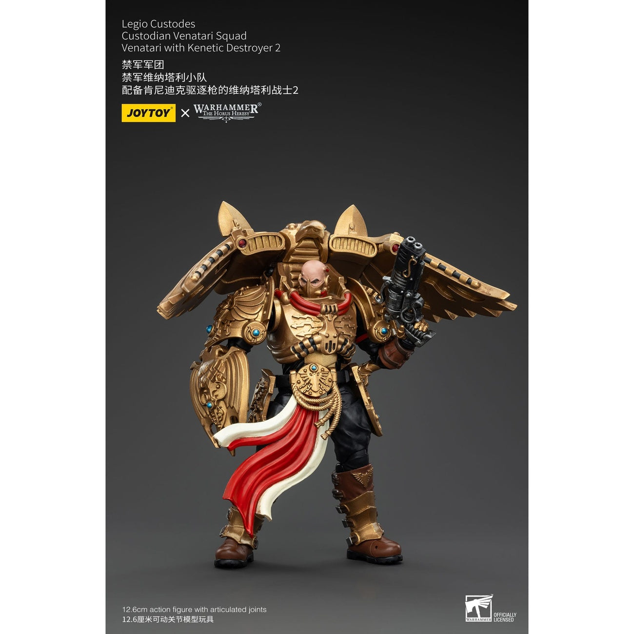 Imagen del producto Warhammer The Horus Heresy Figura de acción 1/18 Legio Custodes Custodian Venatari Squad Venatari with Kinetic Destroyer 2 13