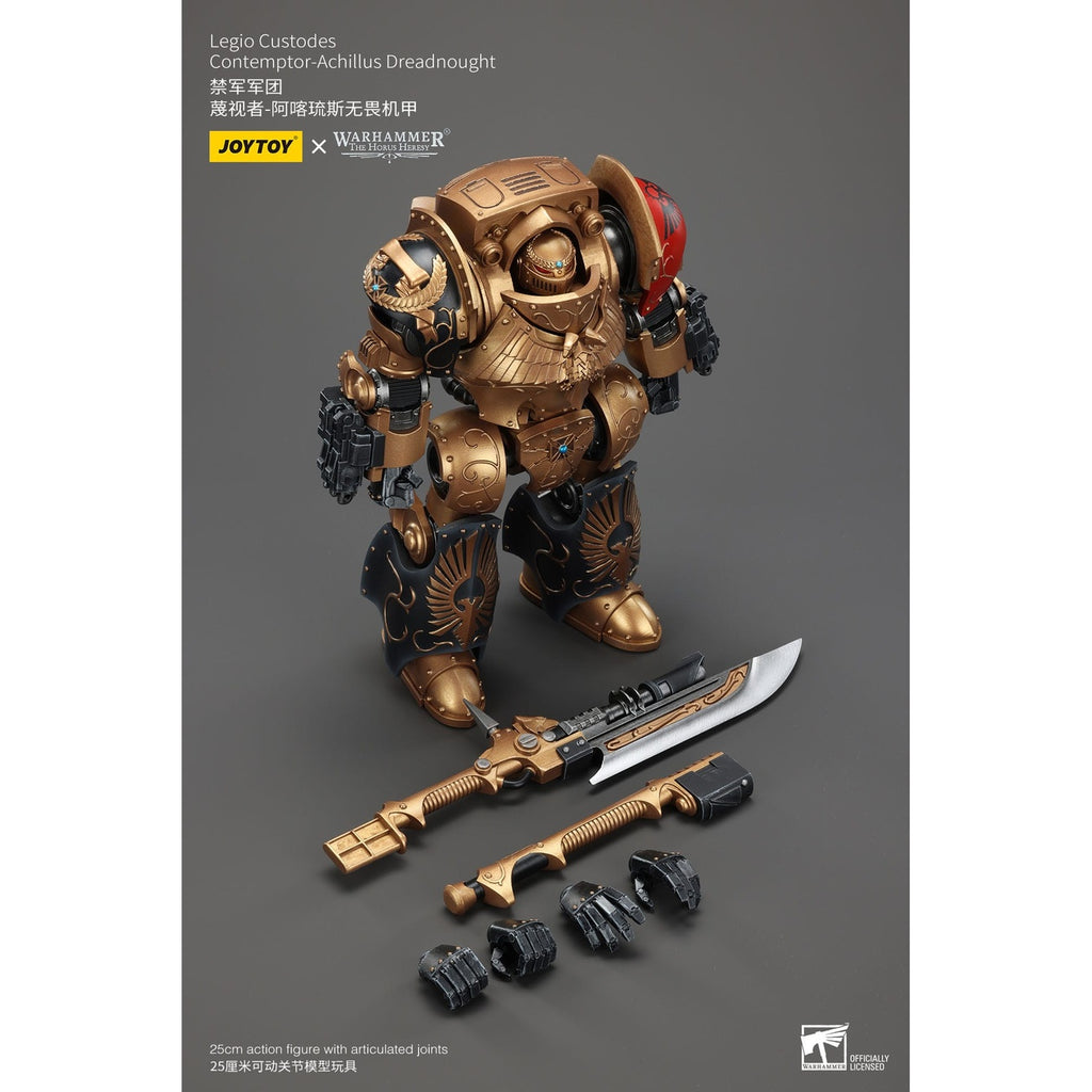 Imagen del producto Figura de acción Warhammer The Horus Heresy Legio Custodes Contemptor-Achillus Dreadnought 25 cm