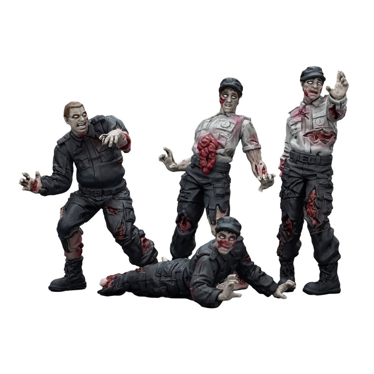 Imagen del producto Zombie Dark Source Figuras de acción 4-pack Security Guards 8 cm