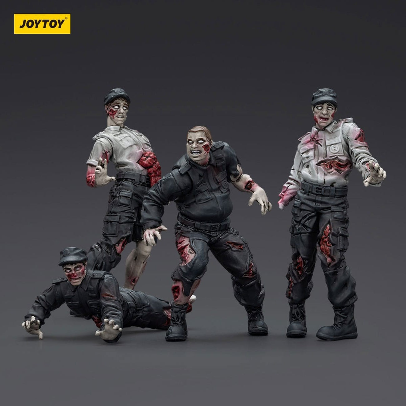 Imagen del producto Zombie Dark Source Figuras de acción 4-pack Security Guards 8 cm