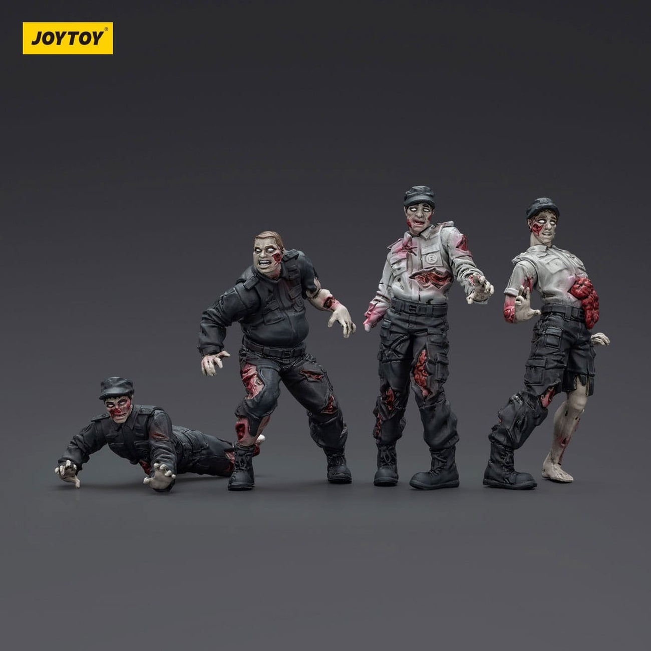 Imagen del producto Zombie Dark Source Figuras de acción 4-pack Security Guards 8 cm