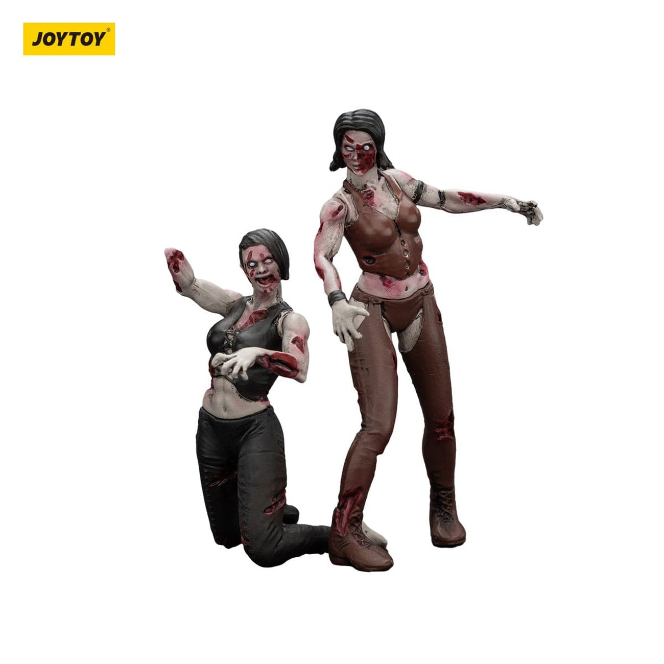 Imagen del producto Zombie Dark Source pack de 2 figuras de acción Female wrestlers 8 cm
