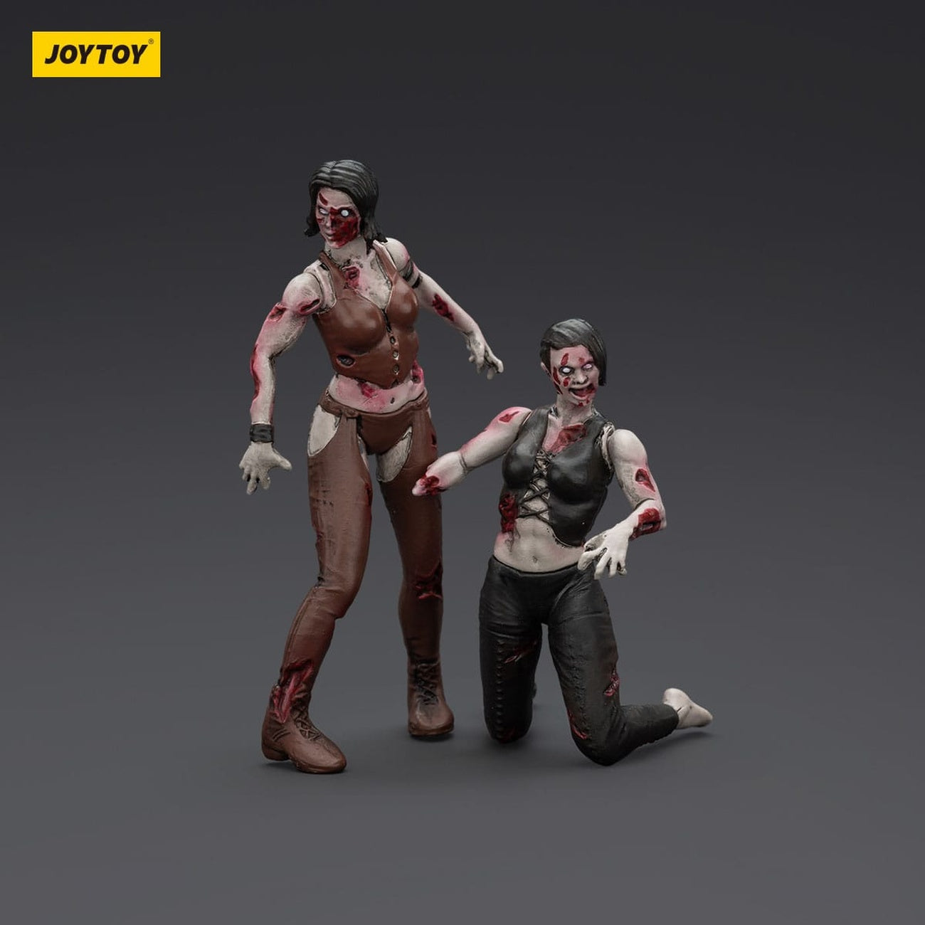 Imagen del producto Zombie Dark Source pack de 2 figuras de acción Female wrestlers 8 cm