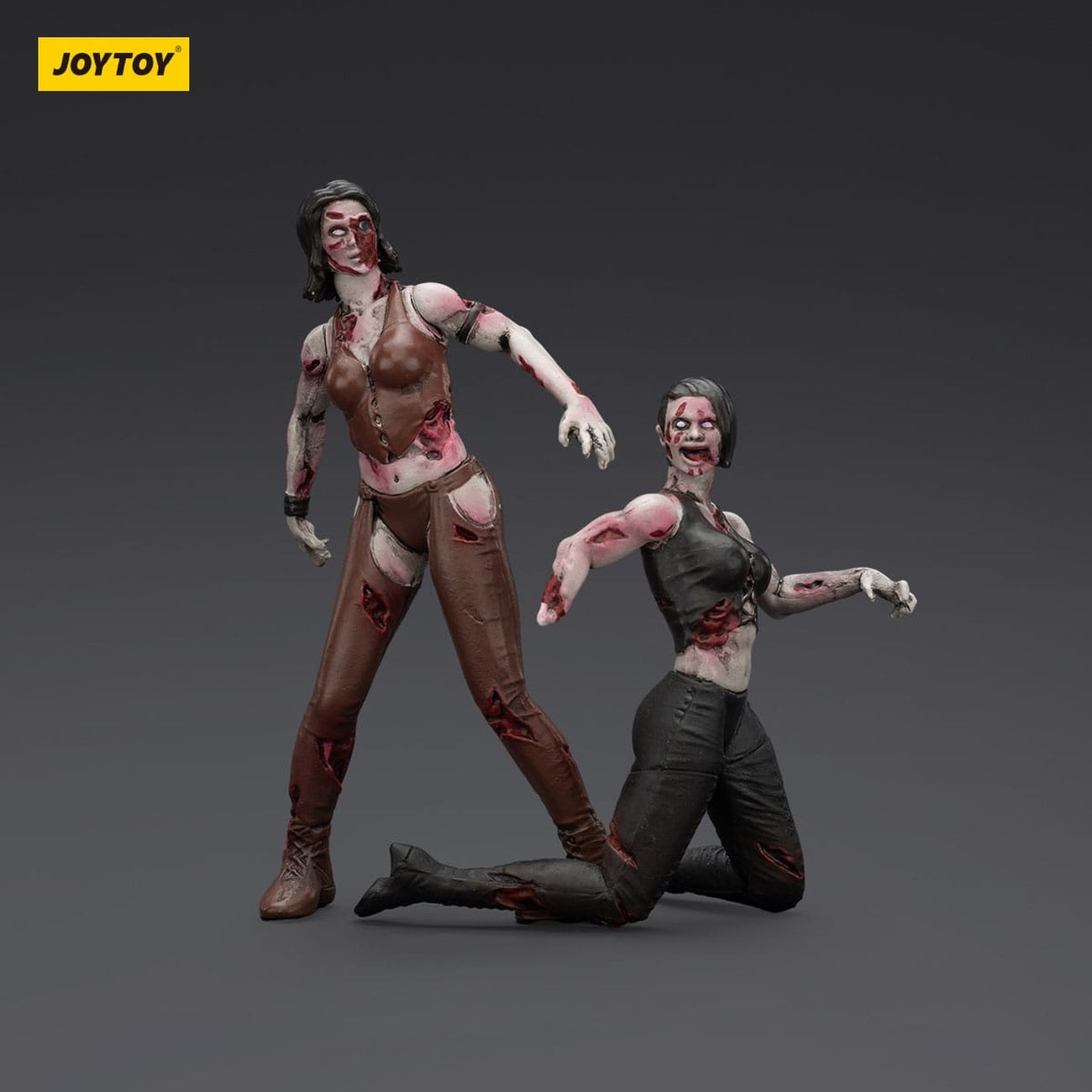 Imagen del producto Zombie Dark Source pack de 2 figuras de acción Female wrestlers 8 cm