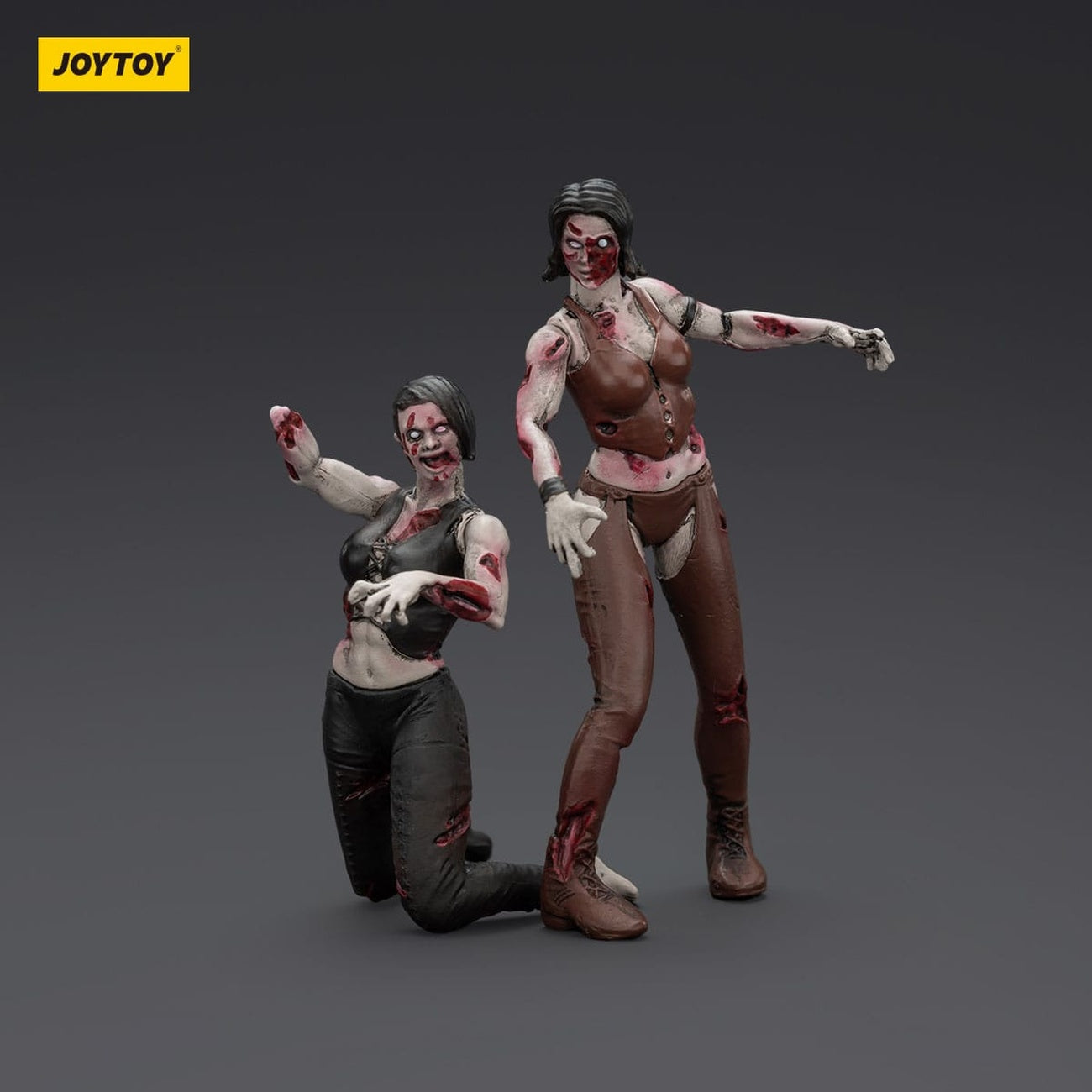 Imagen del producto Zombie Dark Source pack de 2 figuras de acción Female wrestlers 8 cm