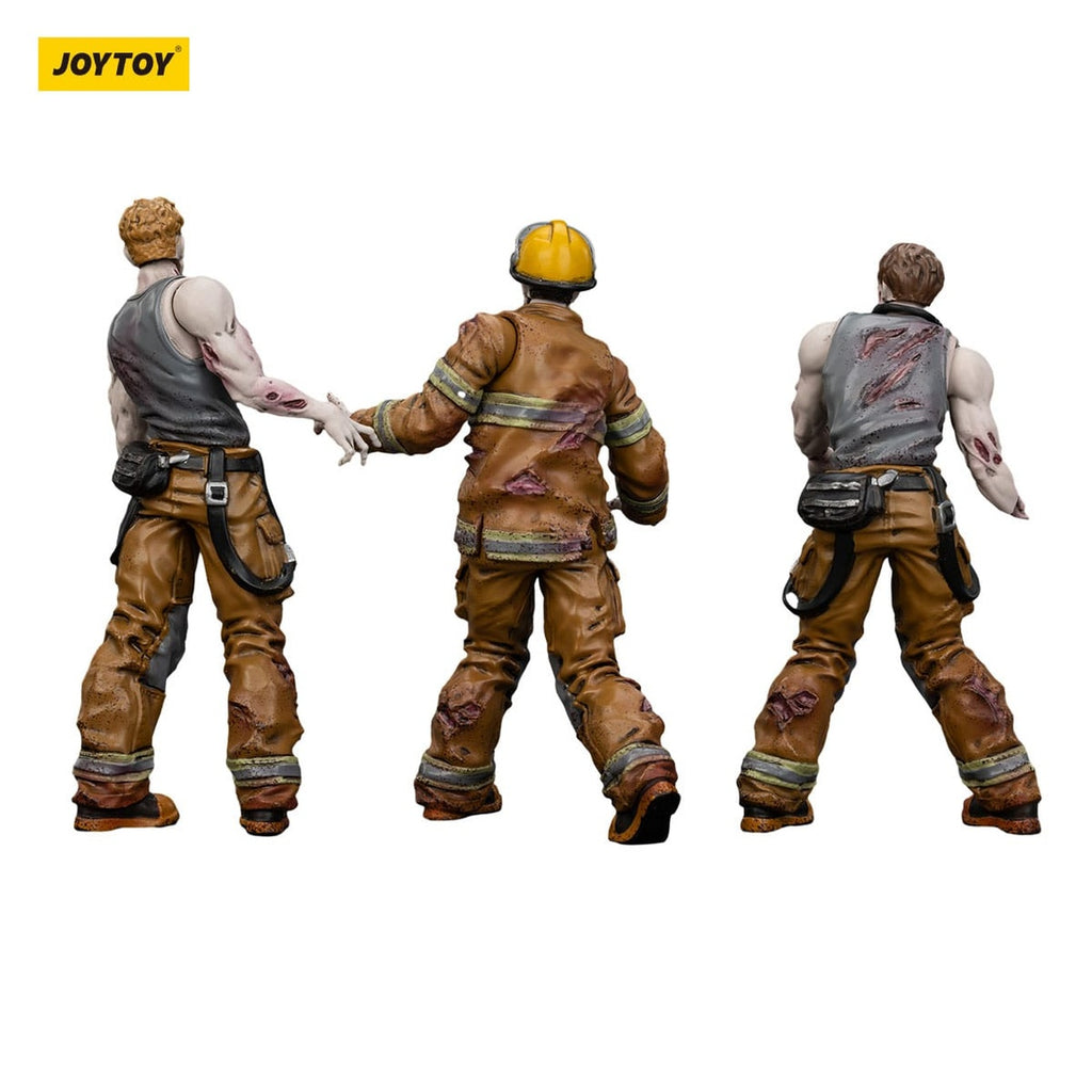 Imagen del producto Zombie Dark Source figuras de acción pack de 3 bomberos 8 cm