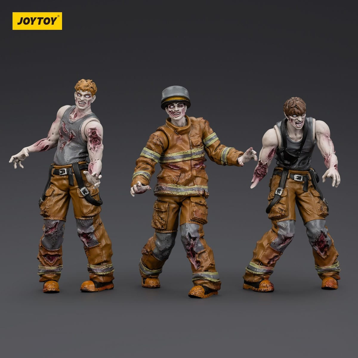 Product image Zombie Dark Source Action Figures 3-Pack Firefighters 8 cm