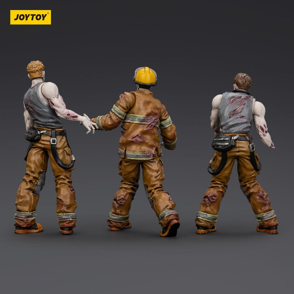 Imagen del producto Zombie Dark Source figuras de acción pack de 3 bomberos 8 cm