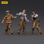 Imagen del producto Zombie Dark Source figuras de acción pack de 3 bomberos 8 cm