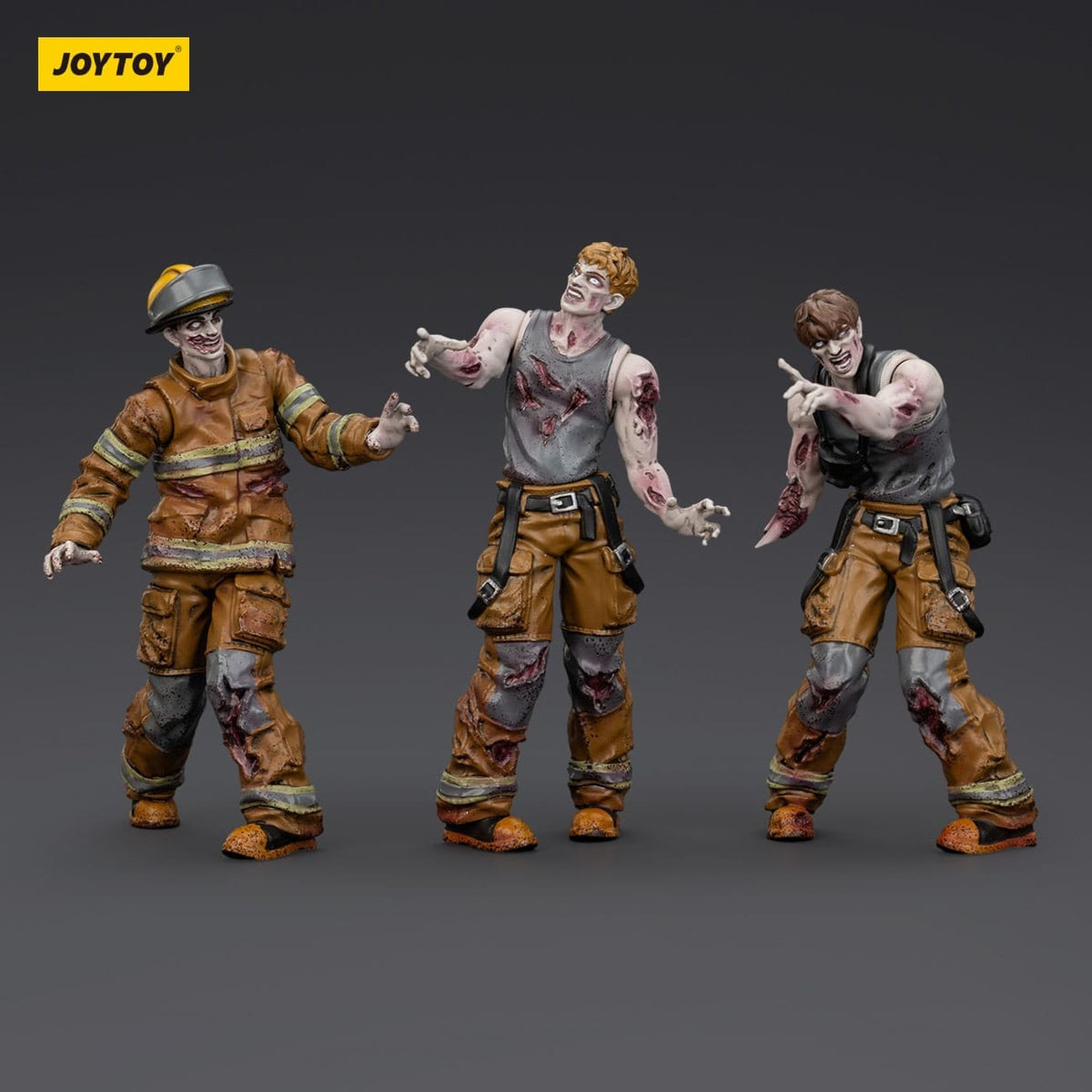Product image Zombie Dark Source Action Figures 3-Pack Firefighters 8 cm