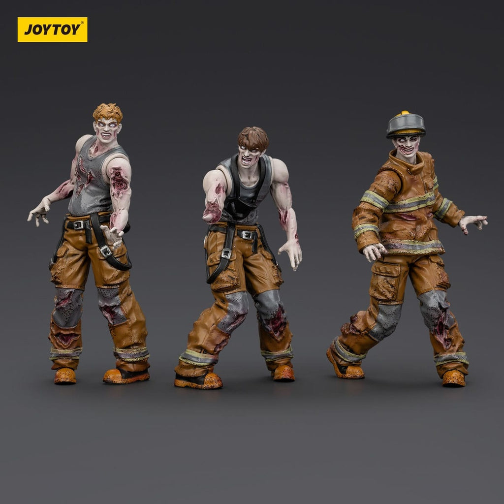 Imagen del producto Zombie Dark Source figuras de acción pack de 3 bomberos 8 cm