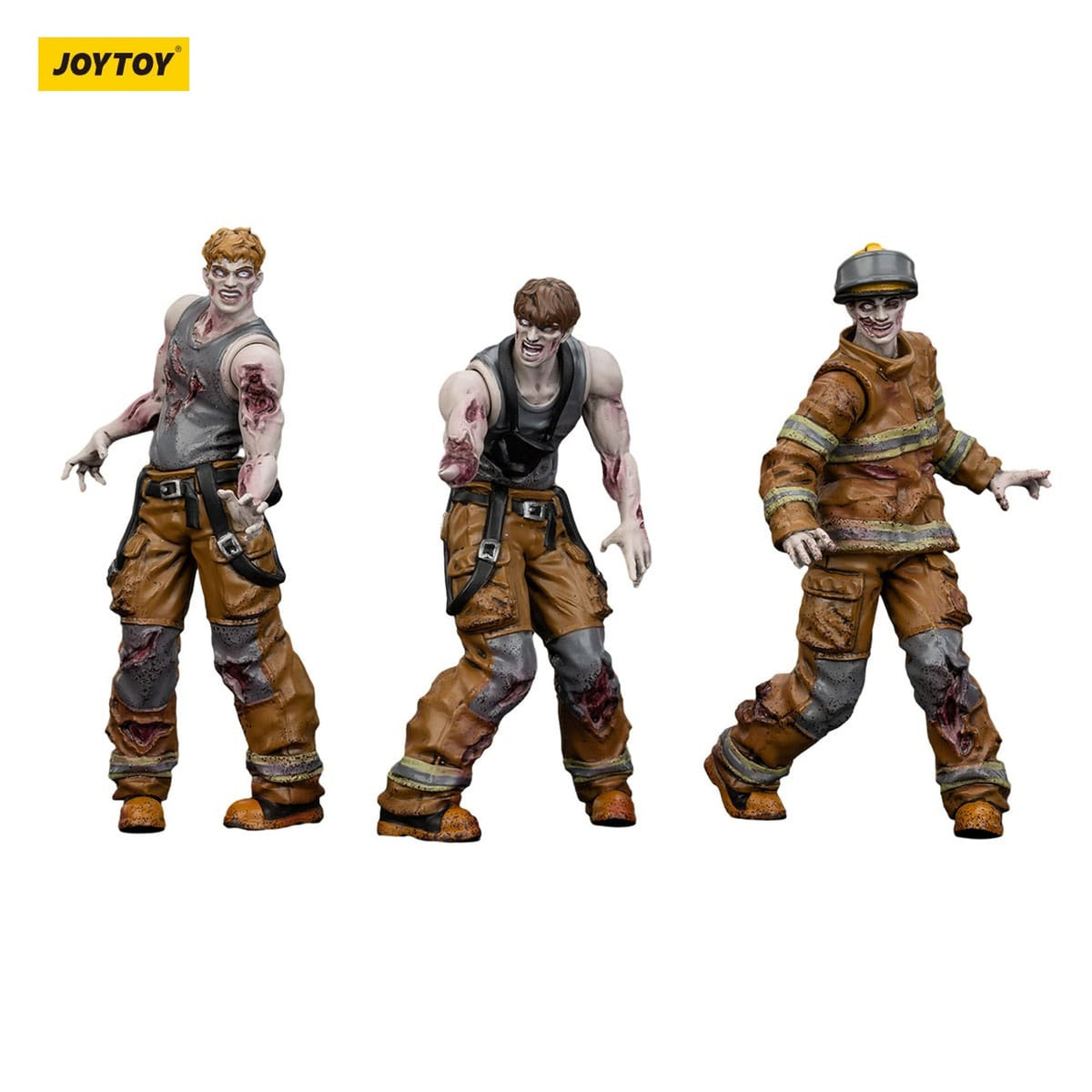 Imagen del producto Zombie Dark Source figuras de acción pack de 3 bomberos 8 cm
