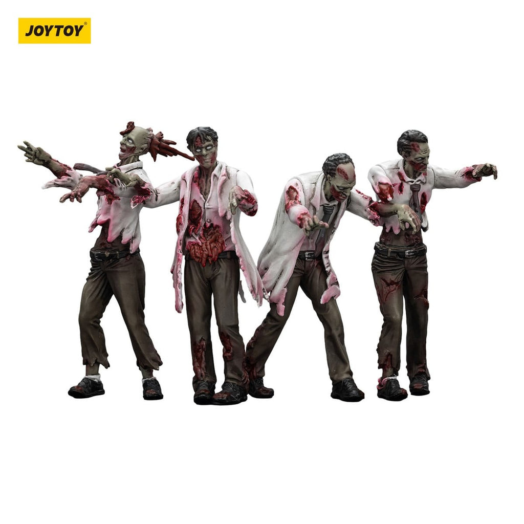Imagen del producto Zombie Dark Source figuras de acción pack de 4 Scientists (Male) 8 cm