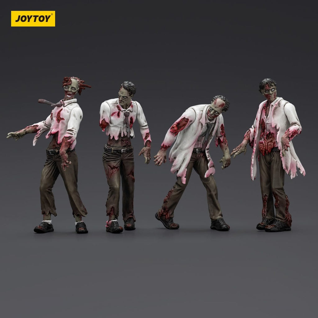 Imagen del producto Zombie Dark Source figuras de acción pack de 4 Scientists (Male) 8 cm