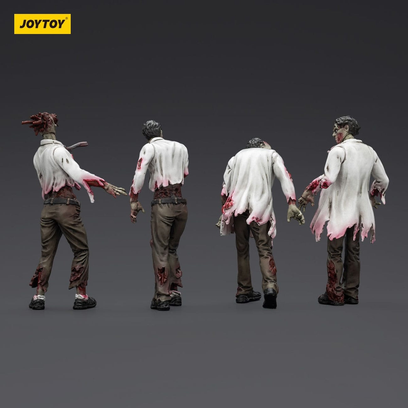 Imagen del producto Zombie Dark Source figuras de acción pack de 4 Scientists (Male) 8 cm
