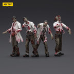 Imagen del producto Zombie Dark Source figuras de acción pack de 4 Scientists (Male) 8 cm