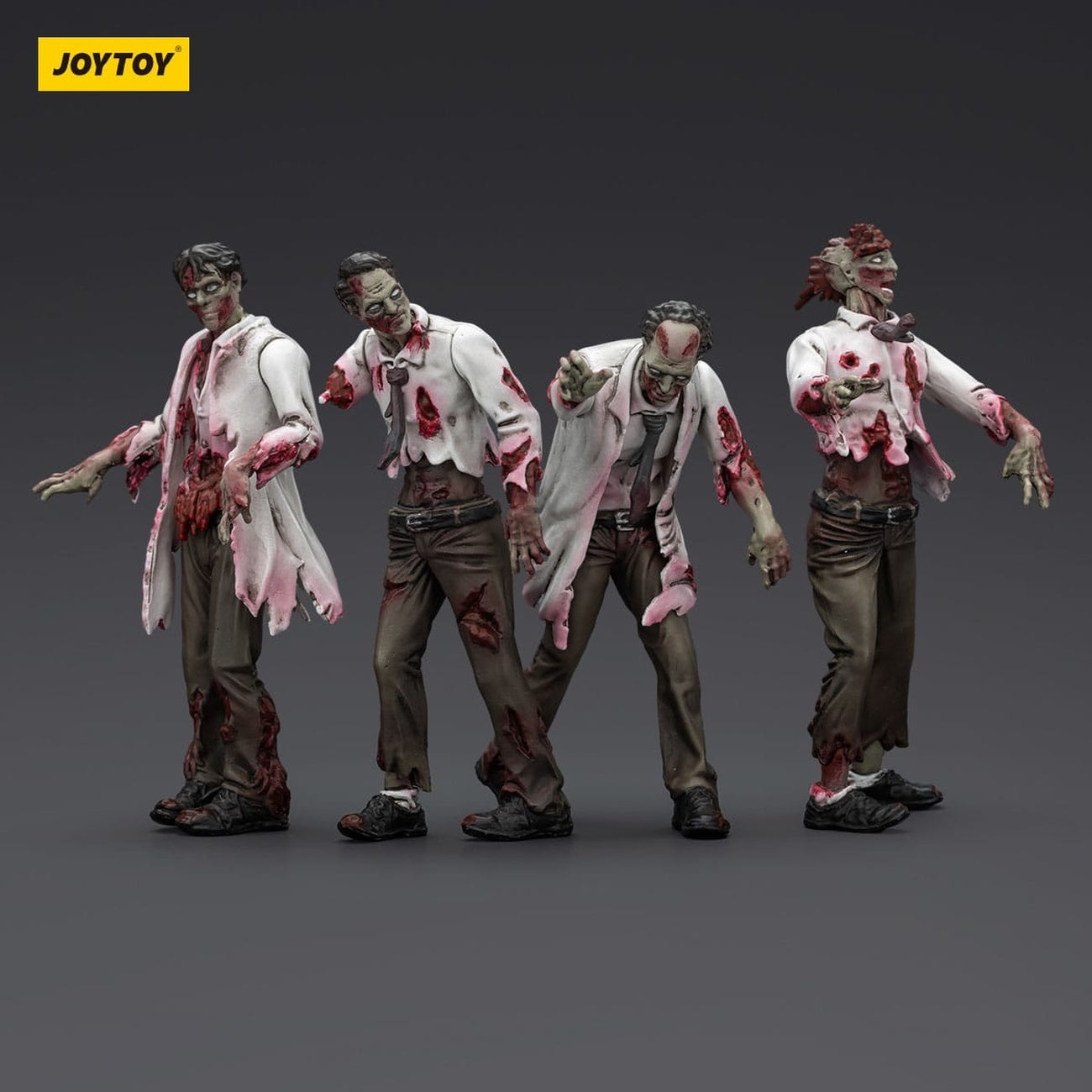 Imagen del producto Zombie Dark Source figuras de acción pack de 4 Scientists (Male) 8 cm