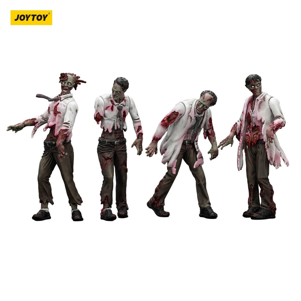 Imagen del producto Zombie Dark Source figuras de acción pack de 4 Scientists (Male) 8 cm