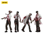 Imagen del producto Zombie Dark Source figuras de acción pack de 4 Scientists (Male) 8 cm