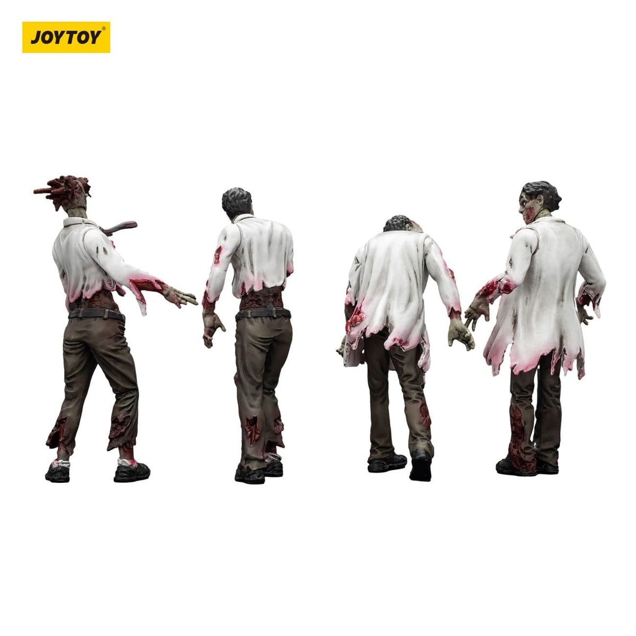 Imagen del producto Zombie Dark Source figuras de acción pack de 4 Scientists (Male) 8 cm