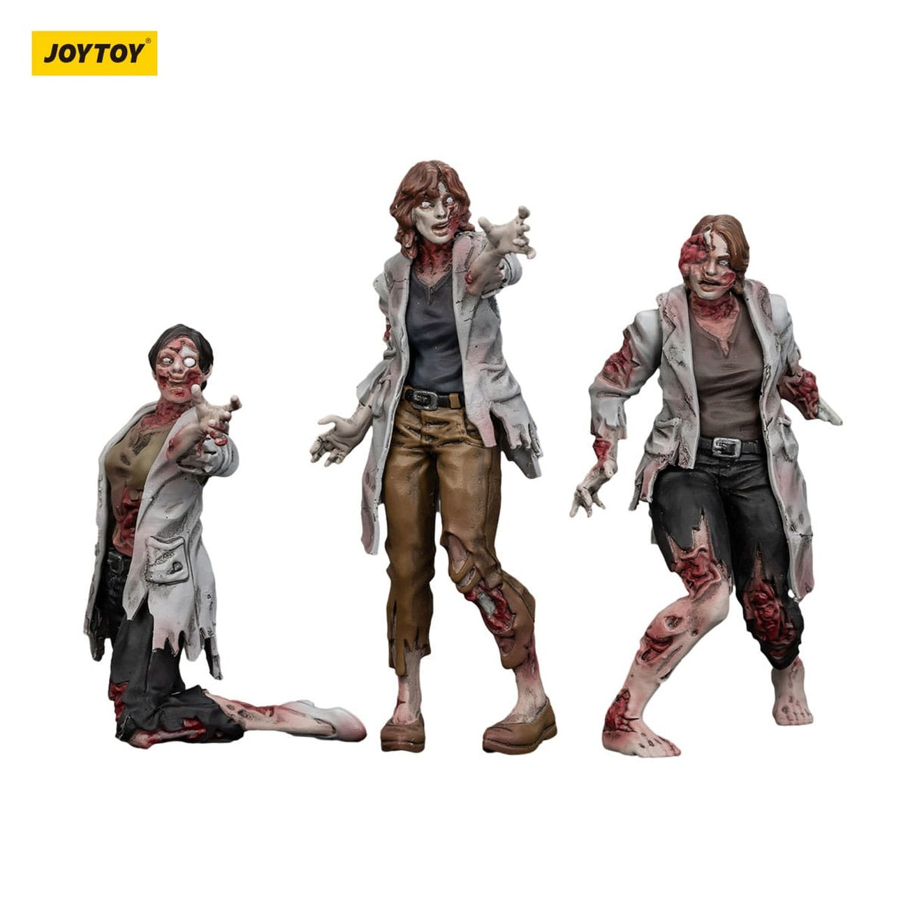 Imagen del producto Zombie Dark Source Figuras de acción Pack de 3 Scientists (Female) 8 cm