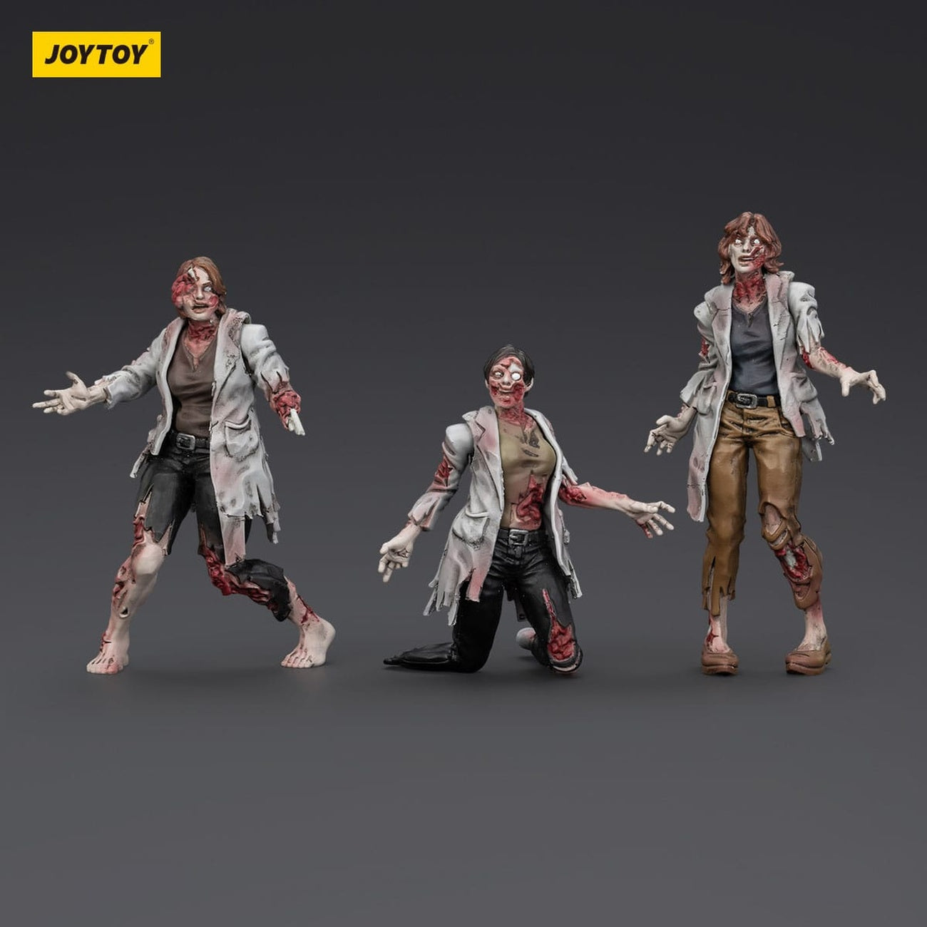Imagen del producto Zombie Dark Source Figuras de acción Pack de 3 Scientists (Female) 8 cm