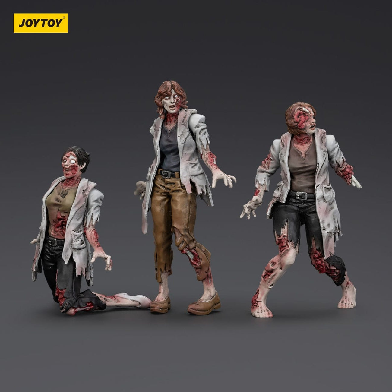 Imagen del producto Zombie Dark Source Figuras de acción Pack de 3 Scientists (Female) 8 cm
