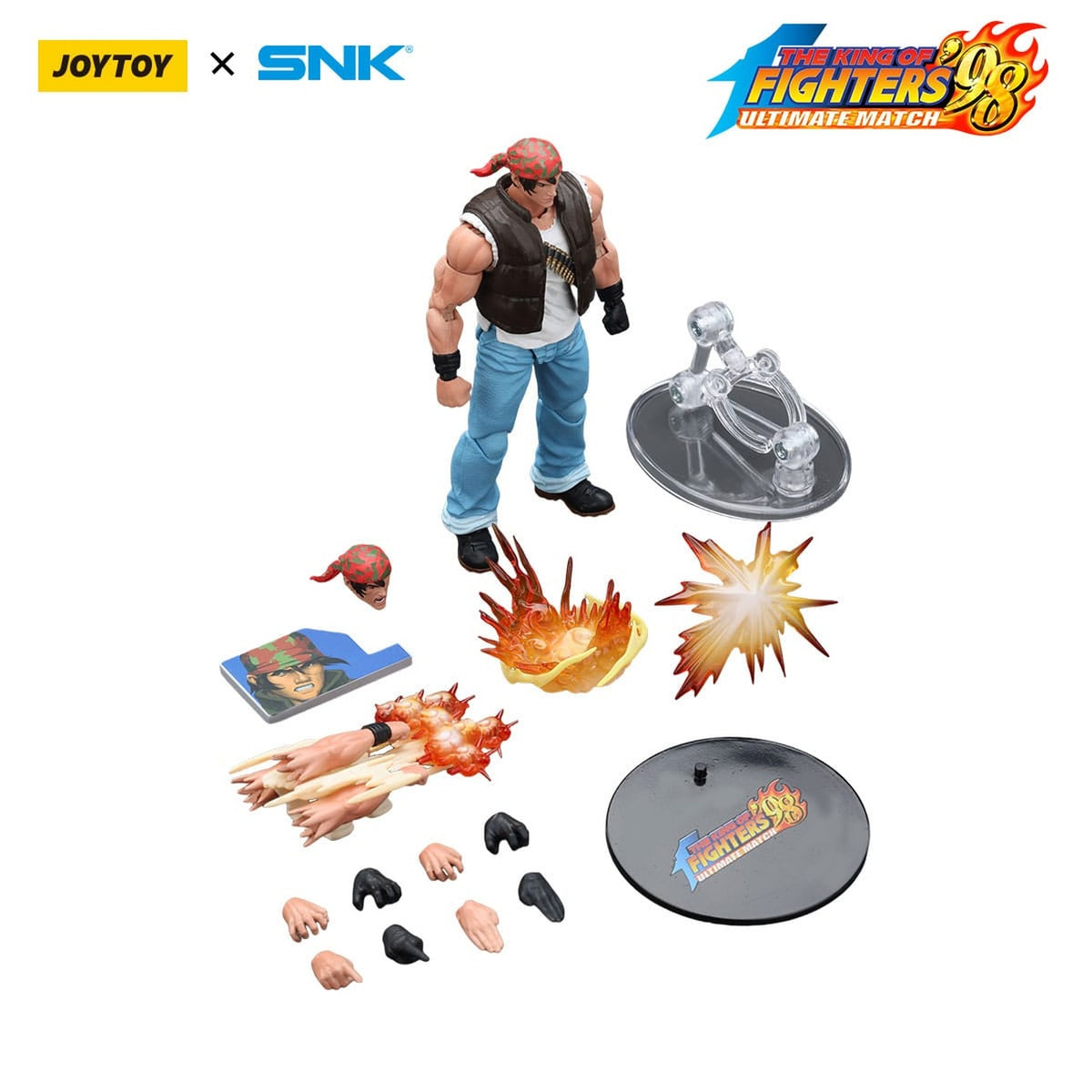 Imagen del producto The King of Fighters '98 Figura de acción Hero Team Ralf Jones 12 cm