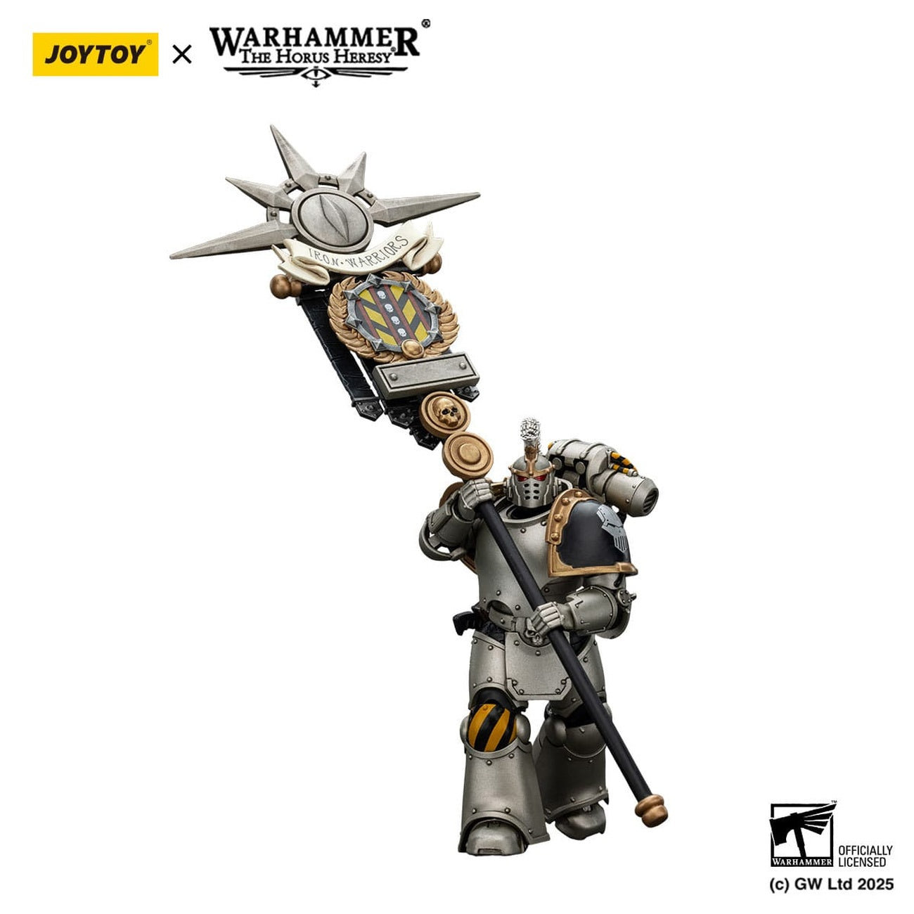Imagen del producto Warhammer The Horus Heresy Figura de acción 1/18 Iron Warriors Command Squad Chosen con Legion Standard 12 cm