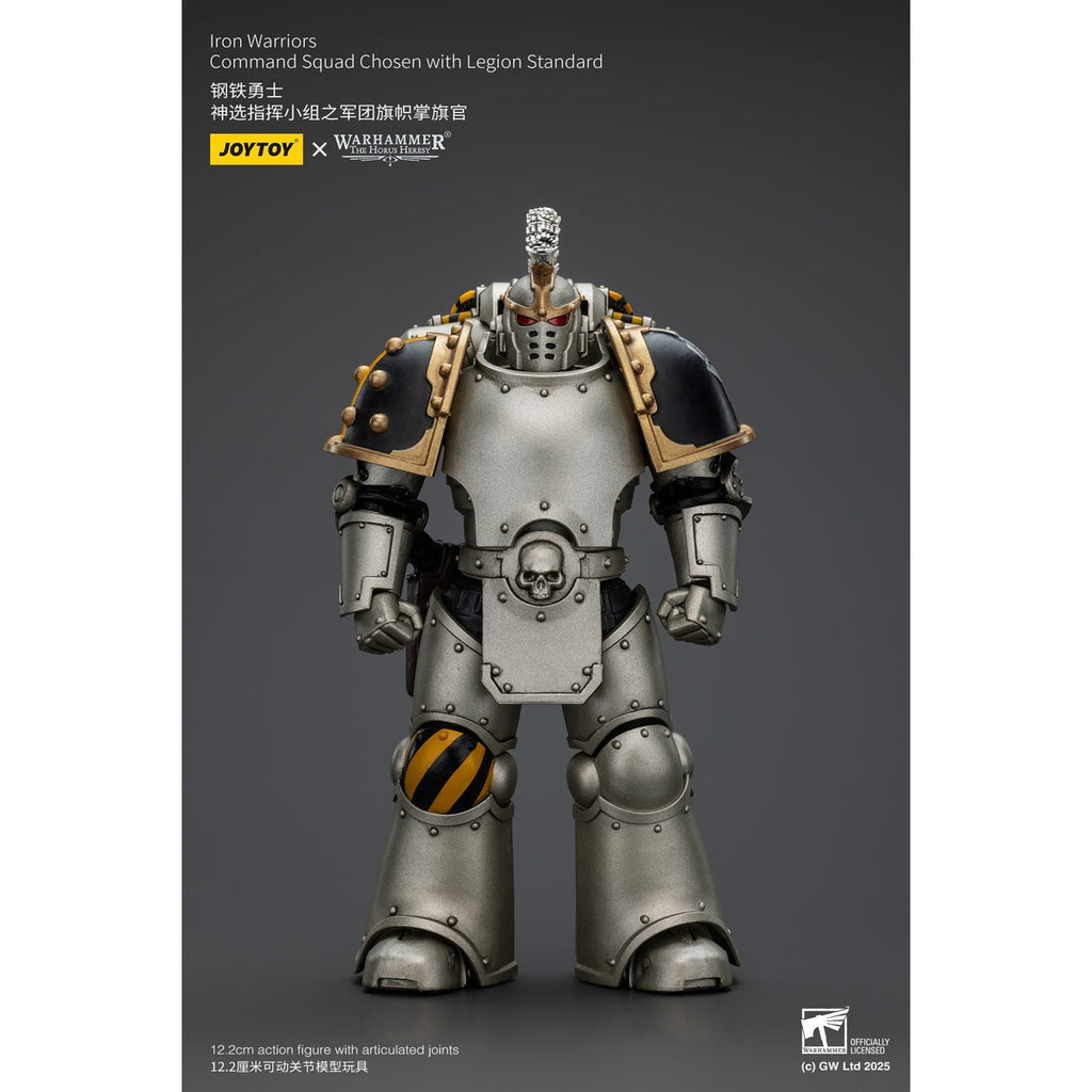 Imagen del producto Warhammer The Horus Heresy Figura de acción 1/18 Iron Warriors Command Squad Chosen con Legion Standard 12 cm