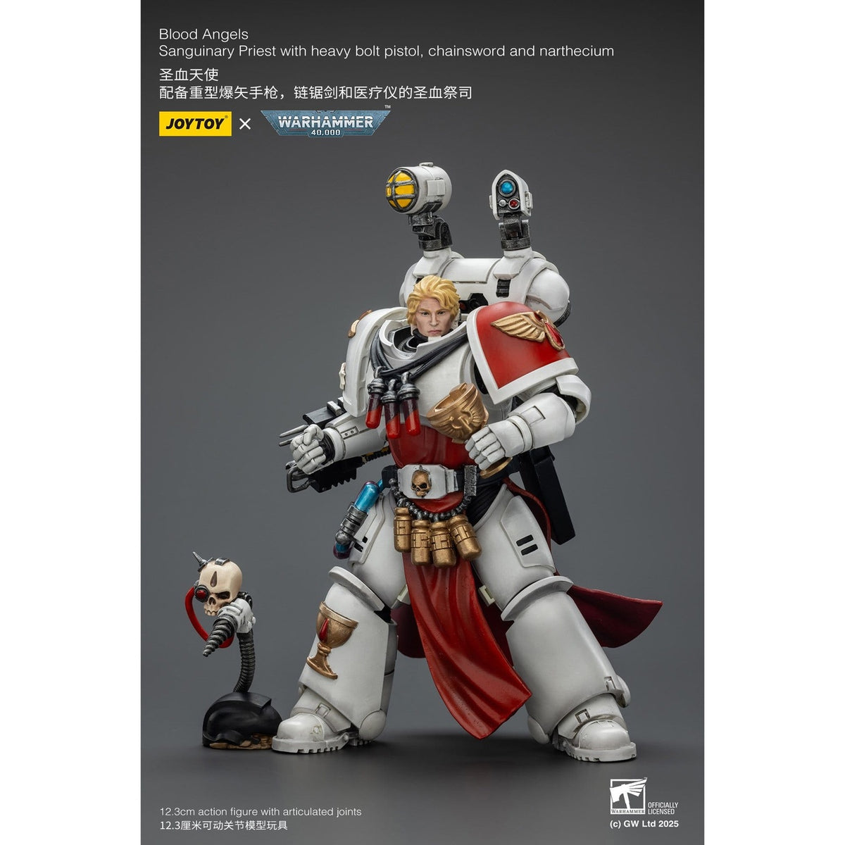Imagen del producto Warhammer 40,000 figura de acción Blood Angels Sanguinary Priest 12 cm