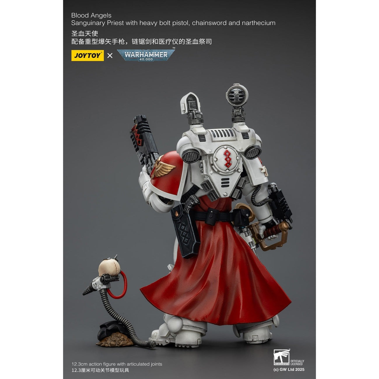 Imagen del producto Warhammer 40,000 figura de acción Blood Angels Sanguinary Priest 12 cm