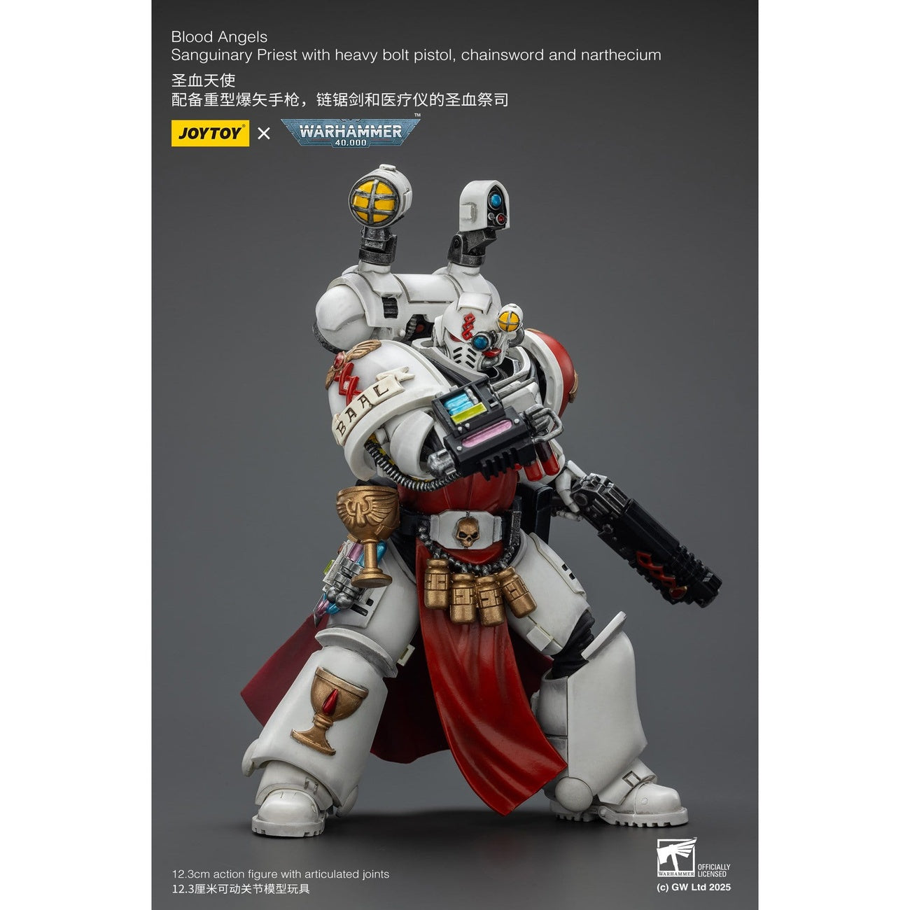 Imagen del producto Warhammer 40,000 figura de acción Blood Angels Sanguinary Priest 12 cm