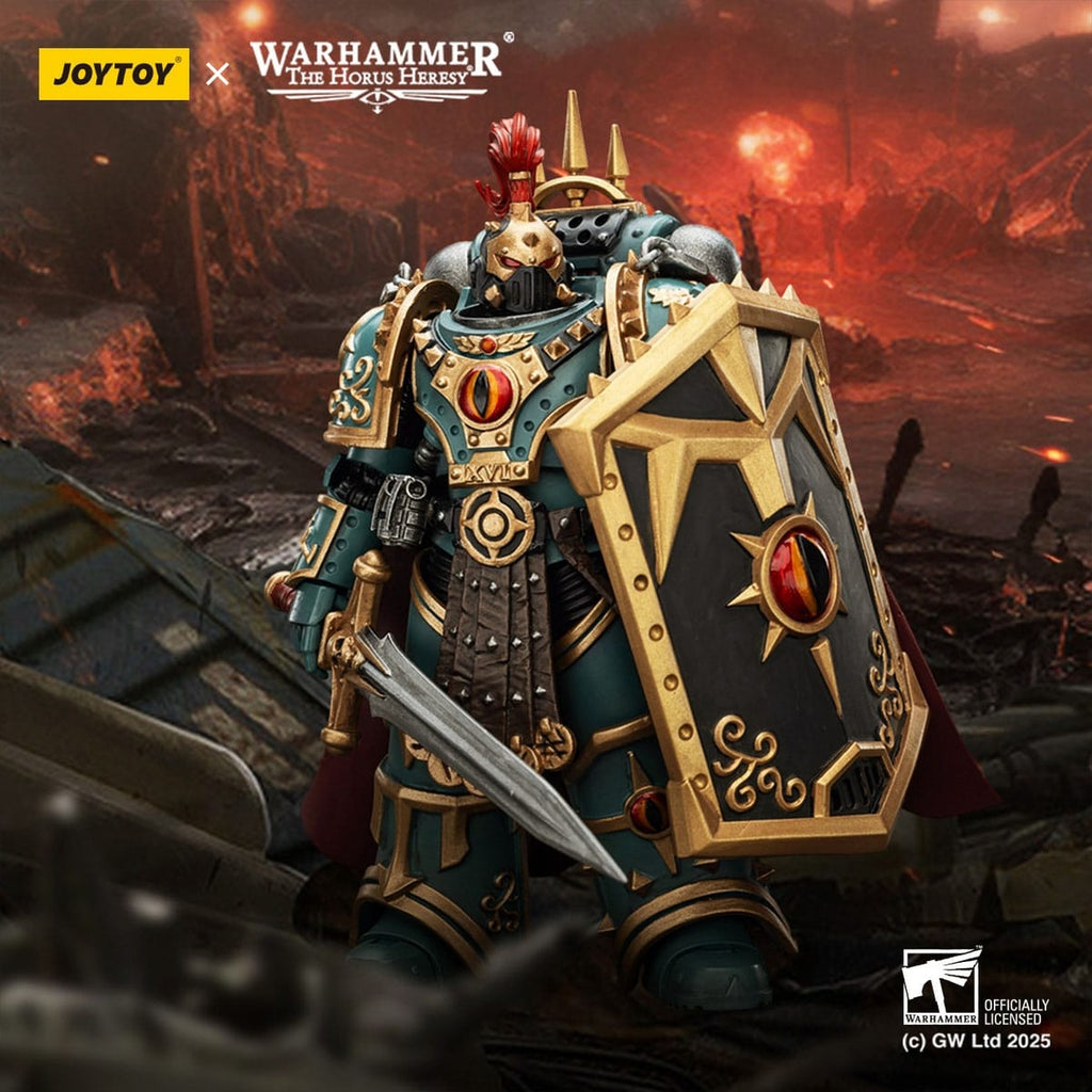 Imagen del producto Warhammer The Horus Heresy figura de acción Sons of Horus Little Horus Aximand Captain of the 5th Company 20 cm