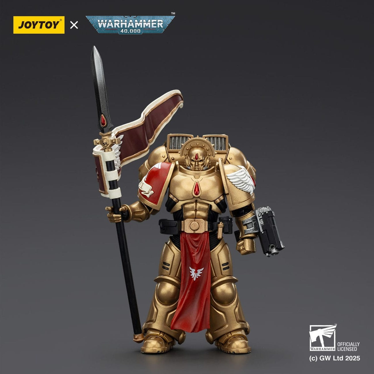 Imagen del producto Warhammer 40,000: Combat Patrol Blood Angels Figura de acción Sanguinary Guard 3 con Angelus Boltgun y Encarmine Spear 20 cm