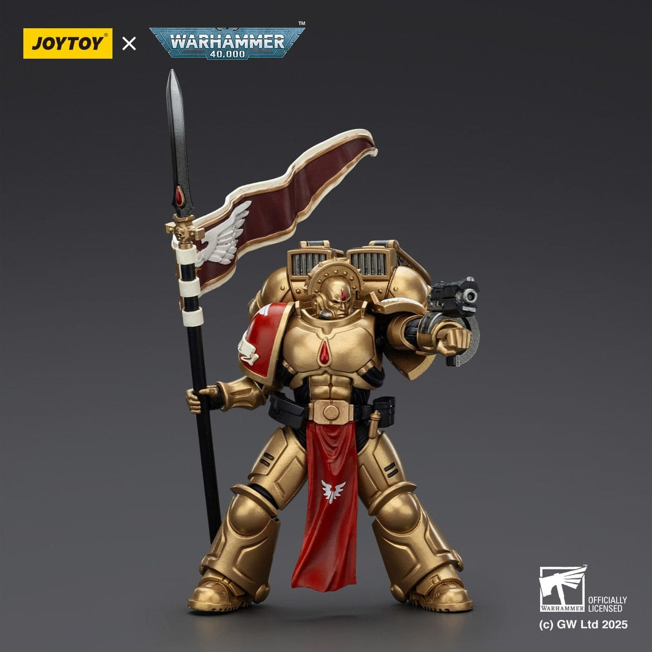 Imagen del producto Warhammer 40,000: Combat Patrol Blood Angels Figura de acción Sanguinary Guard 3 con Angelus Boltgun y Encarmine Spear 20 cm