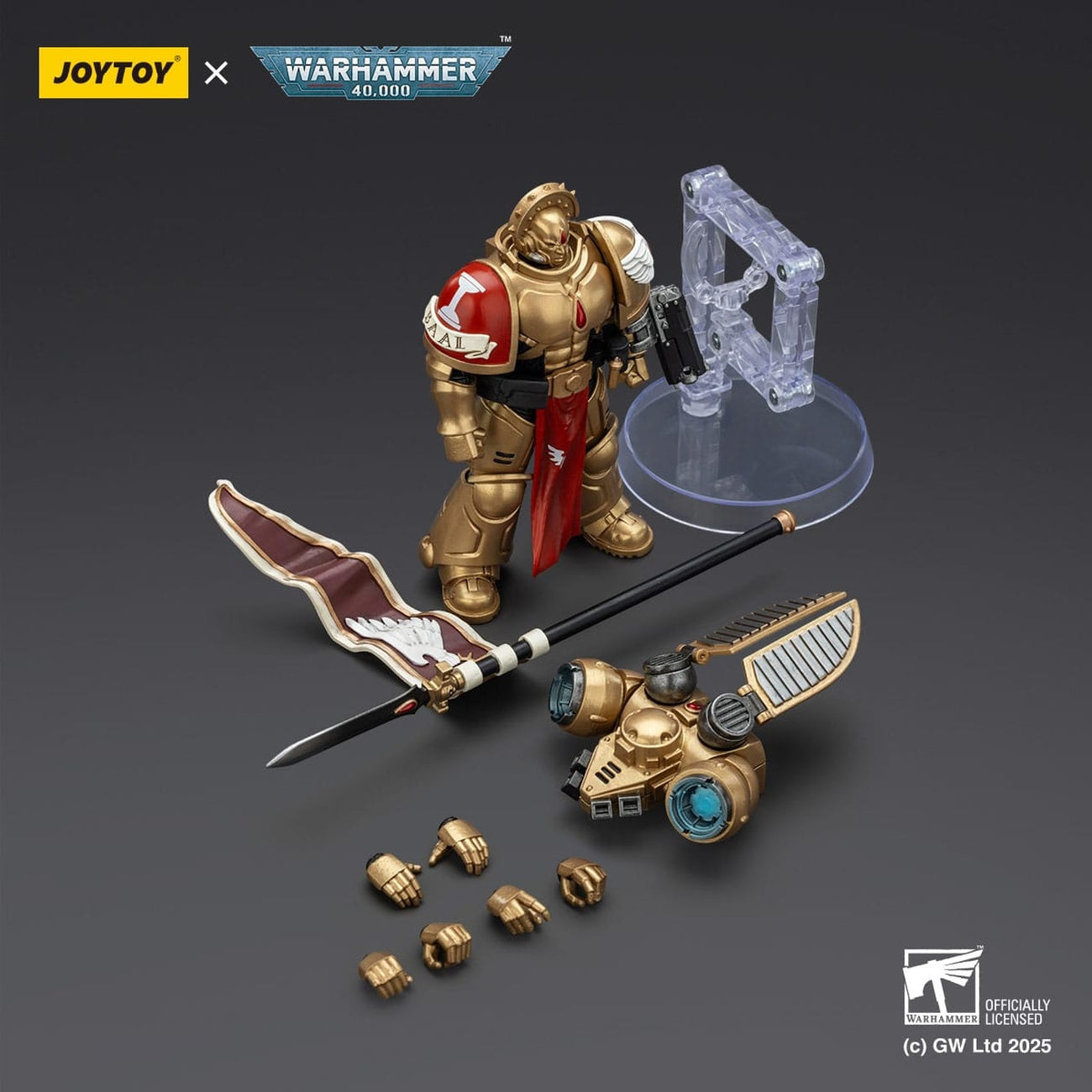 Imagen del producto Warhammer 40,000: Combat Patrol Blood Angels Figura de acción Sanguinary Guard 3 con Angelus Boltgun y Encarmine Spear 20 cm