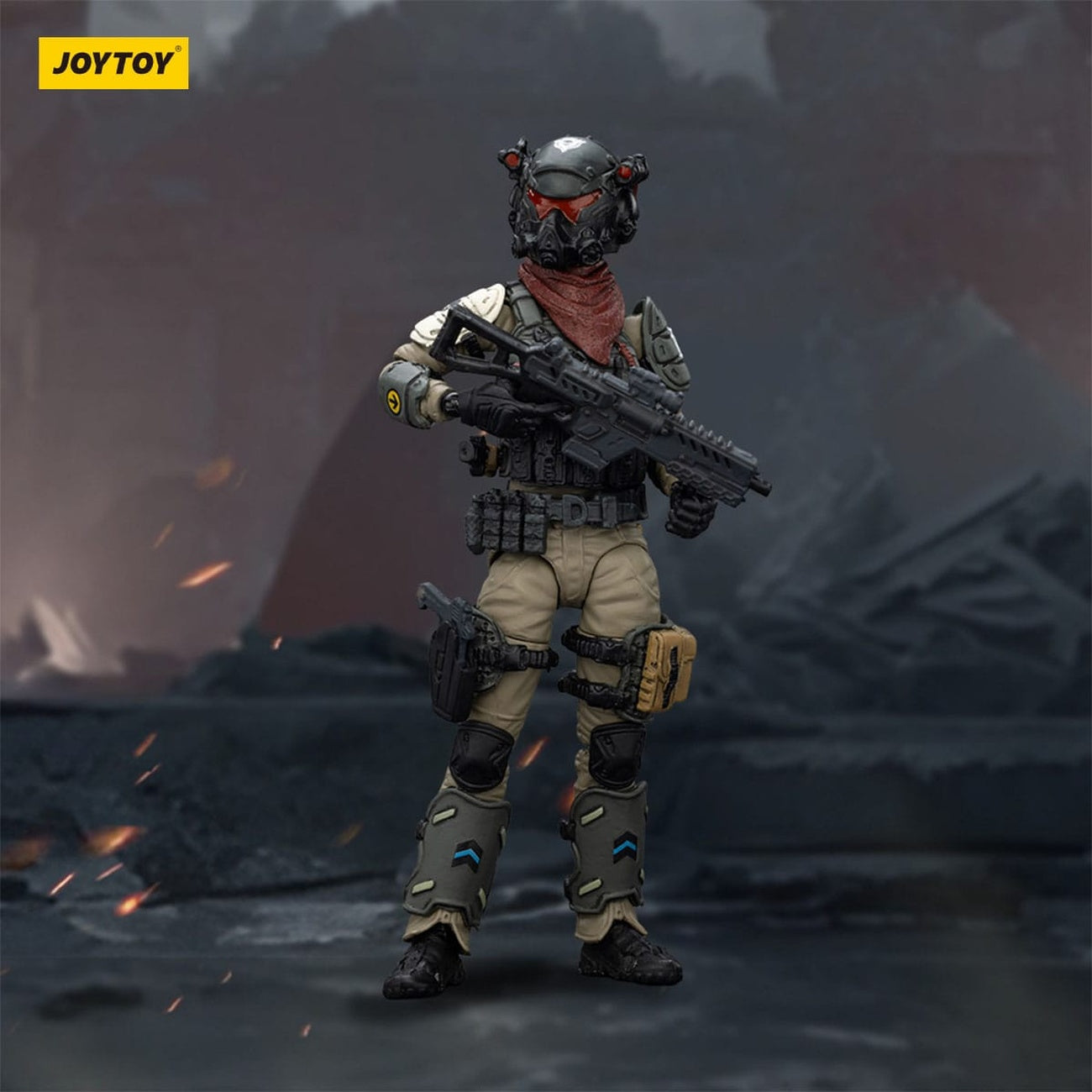Imagen del producto Figura de acción APOC Series Dark Source Stellar Scar Assault Team Gravelgold 11 cm